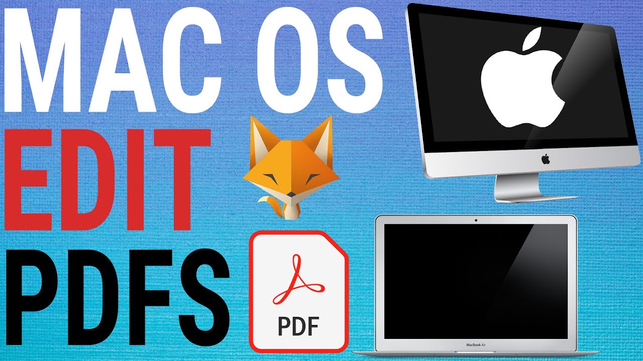 Pdf editor mac free